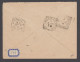 SAN MARINO 1877 STEMMA 3 V. 1894 STEMMA 1 V. SU BUSTA TRICOLORE - Lettres & Documents