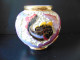 Vase Boule Monaco " Poissons Et Algues " Multicolores ( 18 X 18 Cm, Poids 1310 Gr ) - Vazen