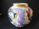 Delcampe - Vase Boule Monaco " Poissons Et Algues " Multicolores ( 18 X 18 Cm, Poids 1310 Gr ) - Vases