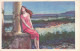 Illustrateur - Mauzan - Femme Assise Au Bord De La Mer - Carte Postale Ancienne - Mauzan, L.A.