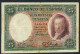 SPAIN P81 25 PESETAS 1931 #7.444...  VF - 25 Pesetas