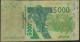 W.A.S. P617Hq 5000 FRANCS (20)19 2019 Signature 44 FINE - Niger