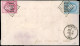 Obl. 29 + 32 - 20c. + 80c. Lauré Obl. GC 1661 S/lettre Jamais Ouverte, Frappée Du CàD Type 16 De GIVORS Du 6 Janvier 187 - Guerra De 1870