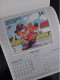 Delcampe - Calendrier 1995  émis Par La Poste NERON- Représentation Des Timbres 3144 - 2484 - Tintin 1944 - 2150 - 2528 - 2431 2264 - Philabédés (comics)