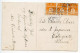 Denmark 1909 Postcard - Glædelig Jul / Christmas; Scott 57 X 3; Rønne Postmarks - Brieven En Documenten