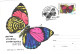 Romania:Cover, Special Cancellation And Stamp Butterfly Agrias Claudiana Sardanapalus, 1998 - Cartas & Documentos