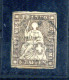 1854-62 SVIZZERA N.26 5r, Bruno, USATO, Assotigliato In Basso A Destra - Gebraucht