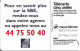 France - Les Cinq Unites - SBE - Gn141 - 03.1995, 5Units, 10.000ex, Used - 5 Unités
