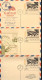 UXC12 6 Air Mail Postal Cards FDC BELGICA Brussels 1972 - 1961-80