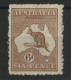 AUSTRALIE N° 42 Cote 35 € Neuf ** (MNH) Kangaroo 6 Pence Type A (filigrane II) Voir Description - Ungebraucht