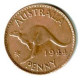 AUSTRALIE / GEORGES VI / UN PENNY / 1944 - Penny