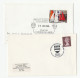 2 Diff 1776 US FLAG INSPIRATION GB US Bicentennial EVENT  COAT OF ARMS Covers USA Independence Stamps - Indépendance USA