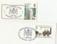 2 Diff Washington TYNE & WEAR GB US Independence EVENT FLAG  COAT OF ARMS  Covers Stamps Cover Usa - Indépendance USA