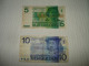 F5 - 489 /  2 Billets Pays-Bas - Gulden - 1 X 5 + 1 X 10 - A Identificar