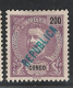 Portugal Congo 1914 "D. Carlos I Republica" Condition MNG Mundifil #118 - Congo Portugais