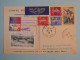 DB12 FRANCE  BELLE CARTE RR MEETING AERIEN ++ ++1936   LA BAULE LYON CANNES +VIGNETTE +++++AFF. ROUGE INTERESSANT+++ - 1927-1959 Briefe & Dokumente