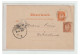 NORVEGE -1897- Entier Postal à 3 Ore Avec Complément D'affranchissement à 2 Ore - Cartas & Documentos