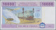 Central African Republic: Banque Des États De L'Afrique Centrale, Lot With 8 Ban - Centrafricaine (République)