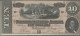 Confederate States Of America: 10 Dollars, February 17th 1864, P.68, Very Nice C - Confederate (1861-1864)