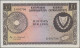 Cyprus: Republic And Central Bank Of Cyprus, Lot With 5 Banknotes, 1961-1982 Ser - Cipro