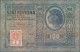 Czechoslovakia: Republika Československá, Lot With 3 Banknotes 1919 Stamp Issue, - Czechoslovakia