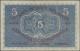 Delcampe - Czechoslovakia: REPUBLIKA ČESKOSLOVENSKÁ, Lot With 5 Banknotes, Series 1919, Wit - Tschechoslowakei