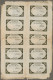 France: Two Uncut Sheets 5 Livres 1793 With 10 Assignates Each Sheet And 20 Diff - 1955-1959 Overprinted With ''Nouveaux Francs''