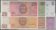 Netherlands Antilles: Bank Van De Nederlandse Antillen, Very Nice Set With 5, 10 - Antilles Néerlandaises (...-1986)