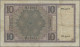 Netherlands: Nederlandsche Bank, 10 Gulden 18.08.1924, P.43a, Crisp Paper, Stain - Andere & Zonder Classificatie