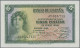 Spain: Banco De Espana, Lot With 8 Banknotes, Series 1935-1992, Including 1 Pese - Other & Unclassified