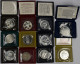 Israel: Sammlung 36 Gedenkmünzen Aus Israel, Meist Silber-Gedenkmünzen Der 80er - Israël