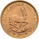 Südafrika - Anlagegold: Lot 2 Goldmünzen: 2 Rand 1968 + 1969, KM# 64, Friedberg - South Africa