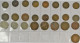 Lettland: Zwei Münzblätter Mit 33 Münzen Aus Lettland Der 20er, überwiegend Klei - Letland