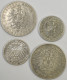Baden: Friedrich I. 1852-1907: Lot 4 Münzen, Dabei 2 Mark 1876, Jaeger 26; 2 Mar - Taler Et Doppeltaler