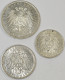 Bayern: Otto 1886-1913: Typensammlung Mit: 2 Mark 1907 (J. 45); 3 Mark 1913 (J. - Taler & Doppeltaler