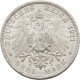 Württemberg: Wilhelm II. 1891-1918: 2 X 3 Mark 1911, Silberhochzeit Mit Charlott - Taler & Doppeltaler