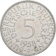 Bundesrepublik Deutschland 1948-2001: 5 DM Kursmünze 1958 J, Nur 60.000 Ex., Jae - Andere & Zonder Classificatie