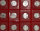 Delcampe - Bundesrepublik Deutschland 1948-2001: 10 DM Pp Münzen: Auf 21 Lindnerboxen Und E - Altri & Non Classificati