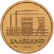 Saarland: Saarlands Münzen 1954 /1955: Schaukasten Mit 9 Münzen. Den Oberen Teil - Sarre