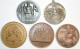 Medaillen Deutschland - Geographisch: Hamburg: Lot 5 Medaillen; Bronzemedaille 1 - Sonstige & Ohne Zuordnung