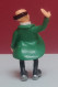 Tintin : Figurine TOURNESOL Sur Des Patins PLASTOY De 1994 En Plastique Souple - H. 80mm ( Voir Photos ). - Tintin