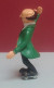 Tintin : Figurine TOURNESOL Sur Des Patins PLASTOY De 1994 En Plastique Souple - H. 80mm ( Voir Photos ). - Kuifje