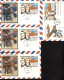 UXC19 9 Air Mail Postal Cards FDC 1981 - 1981-00