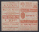 Frankreich  Privatganzsache 1889 Reklame-Kartenbrief 15C Allegorie Blau Von Clermont-Ferrand Nach Wien - Private Stationery