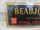 Delcampe - Ancienne Publicité Plaque Carton Publicitaire Beaujolais Vins Gérin Aubervilliers - Targhe Di Cartone