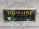 Ancienne Publicité Plaque Carton Publicitaire Touraine Blanc Sec Vins Gérin - Paperboard Signs