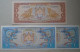 BHUTAN, P 5 + 7, 1 + 5 Ngultrum , ND 1981 , UNC, 2 + 1 Notes - Bhoutan