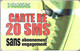 CODECARD-FT--3 SUISSES-CARTE De 20SMS/30/09/2006/Non GRATTE-NEUF-TBE - Billetes FT