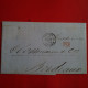 LETTRE SMYRNE POUR BORDEAUX 1873 - Cartas & Documentos