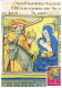 Luxembourg - Caritas : Enluminures CM 1135/1139 (année 1987) - Maximumkarten